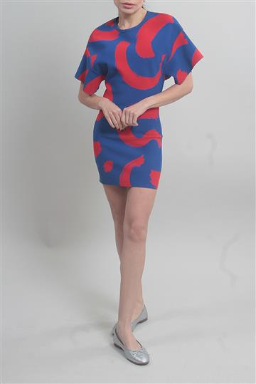 Vestido Celine Curto Bicolor