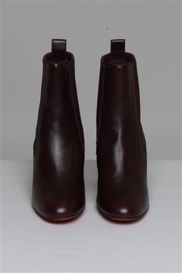 Bota Christian Louboutin Chelsea Bordô