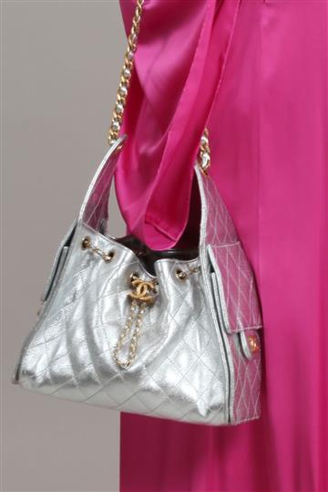 Bolsa Chanel Hobo 25 Metalizada