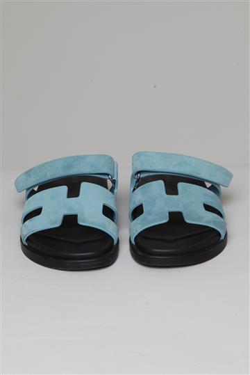 Sandália Hermès Cypre Azul