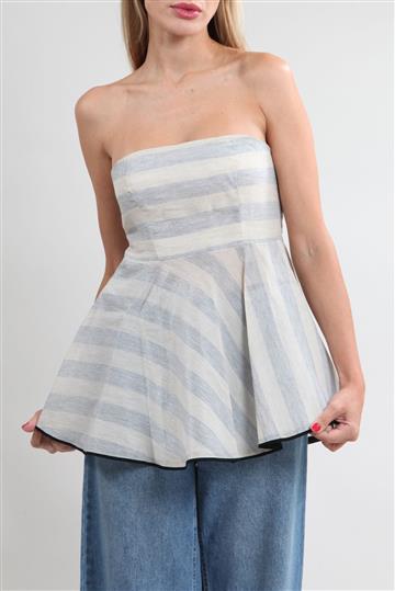 Blusa A. Niemeyer AN PM Tomara que Caia Listrada