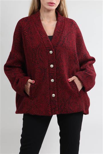 Casaco A. Niemeyer Lã Oversized Vermelhofeny