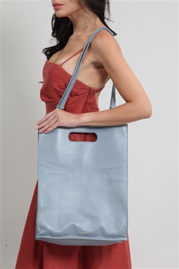 Bolsa Giorgio Armani Tote Cinza