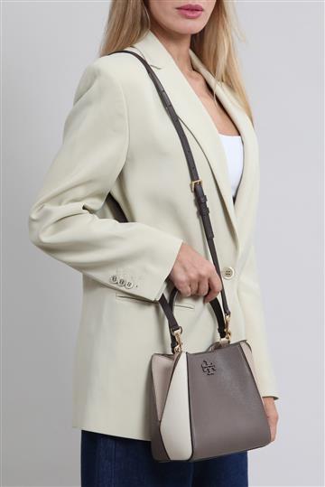 Bolsa Tory Burch McGraw Small Bucket Bicolor