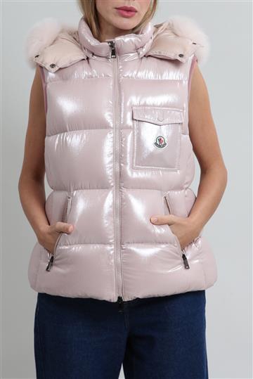 Colete Moncler Puffer Balabio Rosa