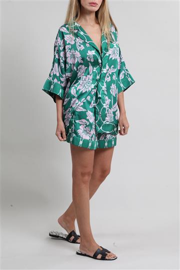 Conjunto Alexis Seda Shorts e Camisa Verde