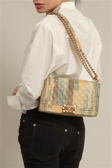 Bolsa Chanel Boy Colorida